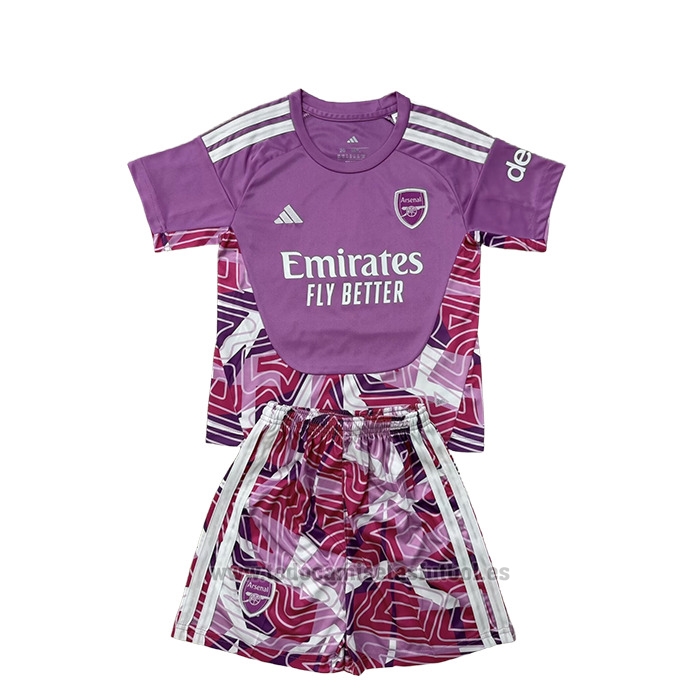 Camiseta Arsenal Portero Nino Rosa 2026-2027